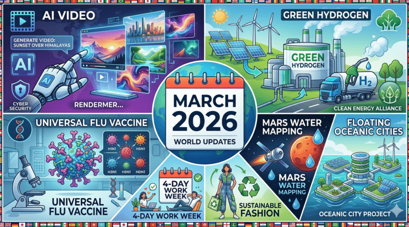 मार्च 2026: इस महीने की बड़ी वैश्विक घटनाएँ